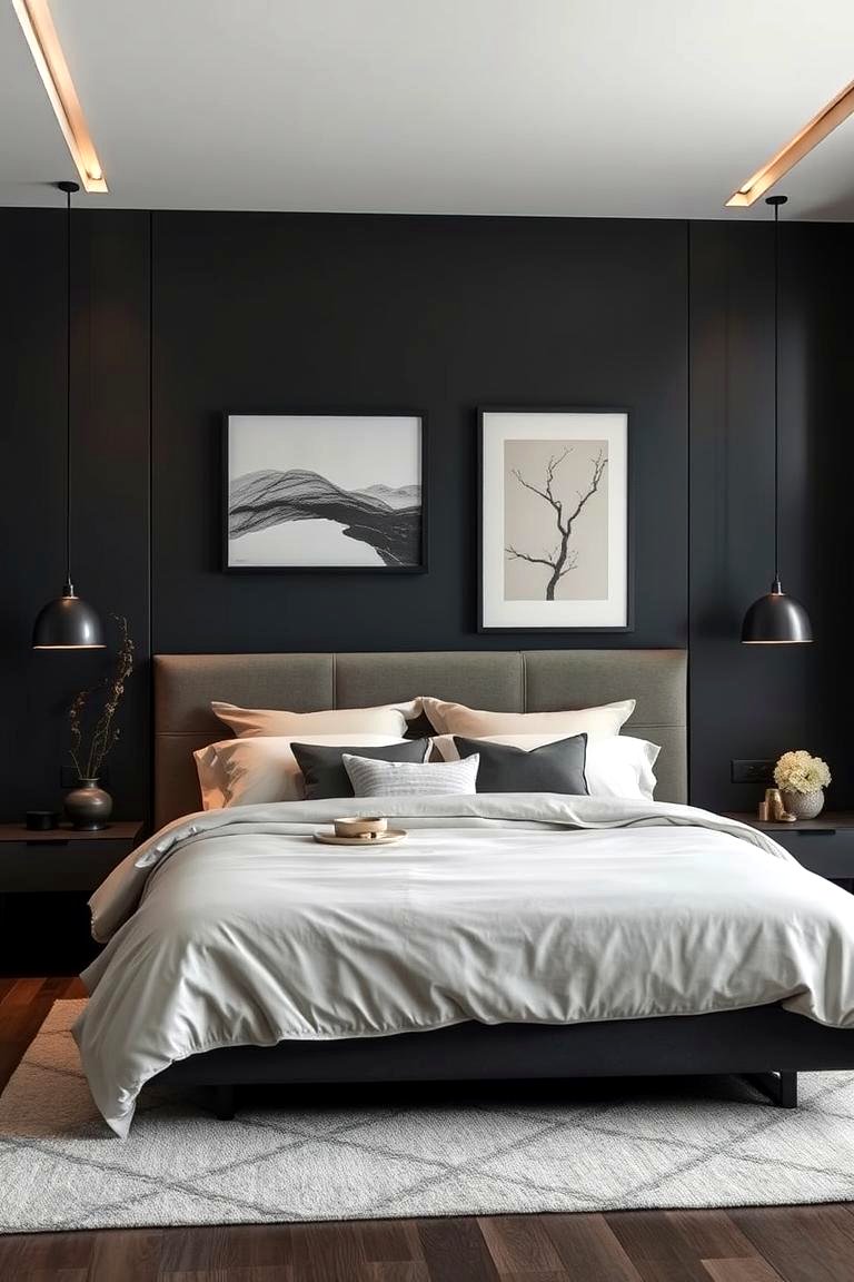 22 Charcoal Bedroom Ideas for Modern Sophistication - Lost At E Minor