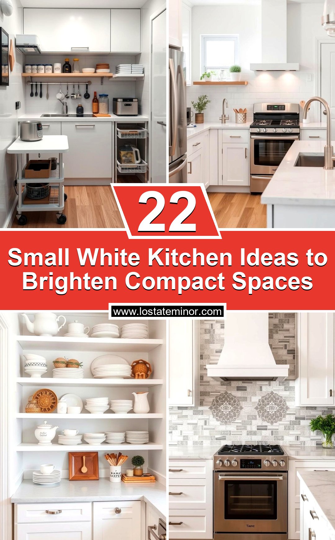 22 Small White Kitchen Ideas to Brighten Compact Spaces - Lost At E Minor