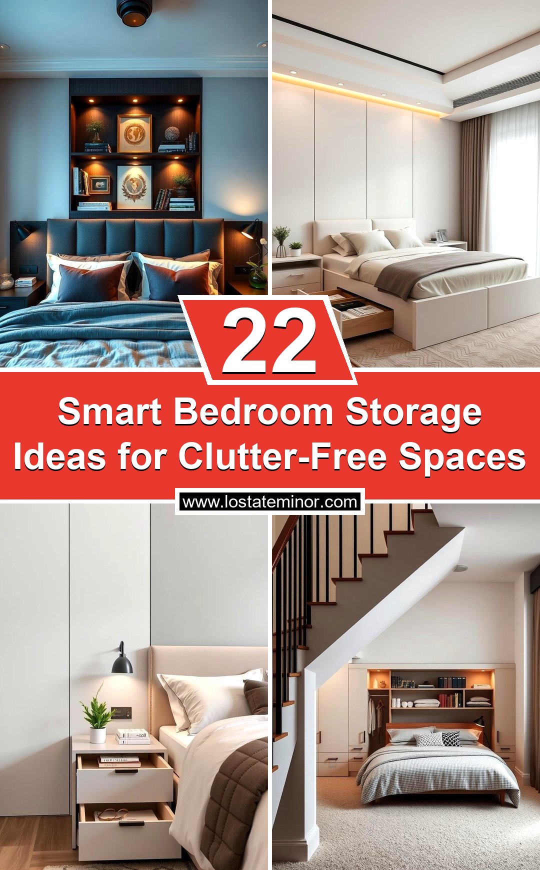 22 Smart Bedroom Storage Ideas for Clutter-Free Spaces - Lost At E Minor