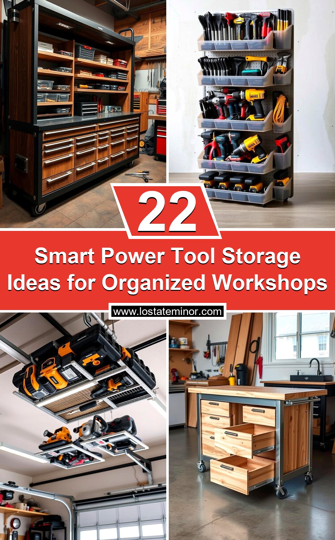 22 Smart Power Tool Storage Ideas for Organized Workshops - Lost At E Minor
