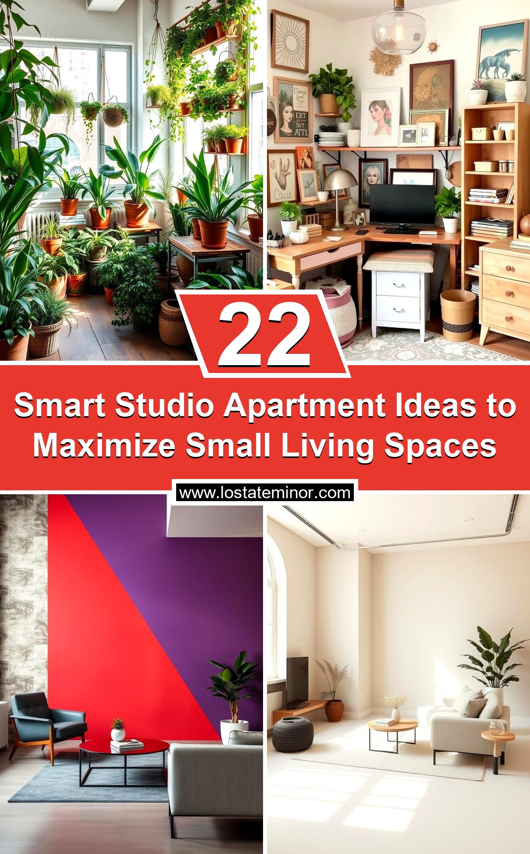22 Smart Studio Apartment Ideas to Maximize Small Living Spaces - Lost ...