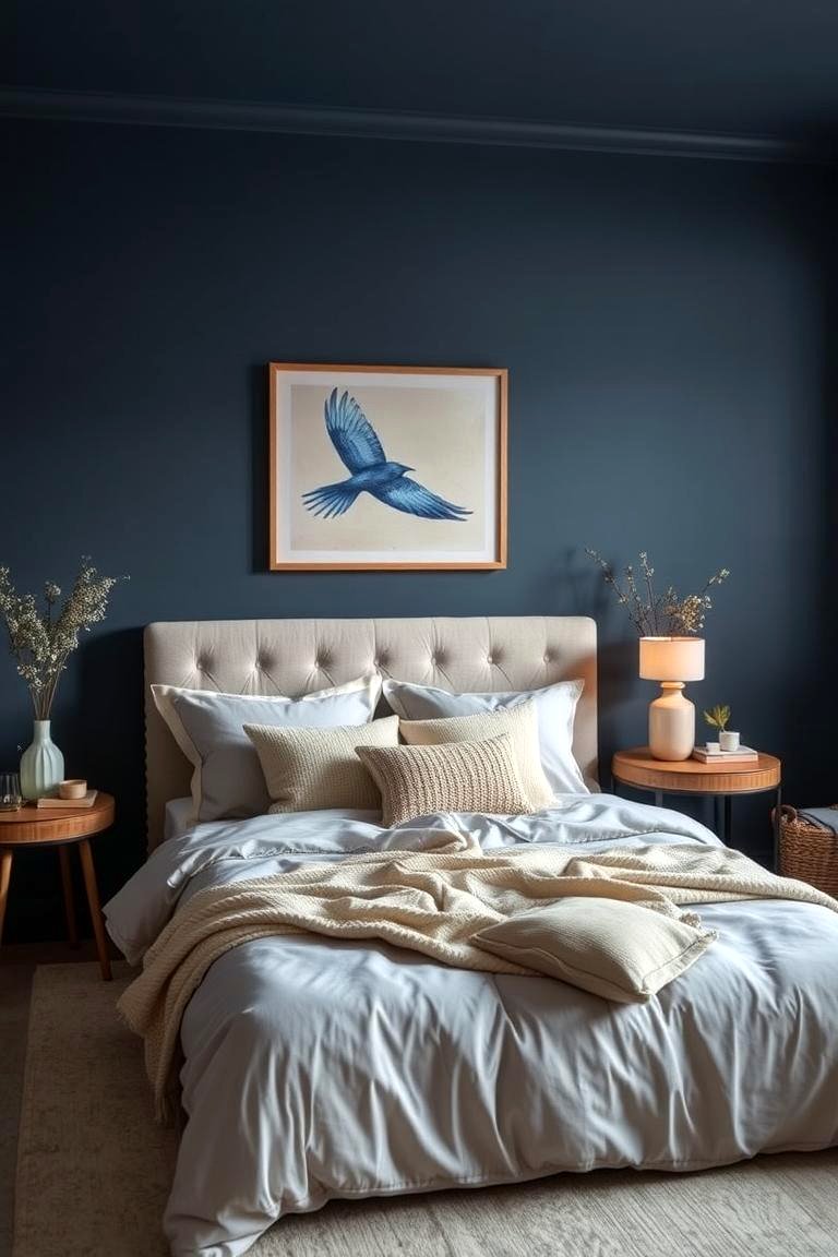 22 Dark Blue Bedroom Ideas for Serene Sleep Spaces - Lost At E Minor