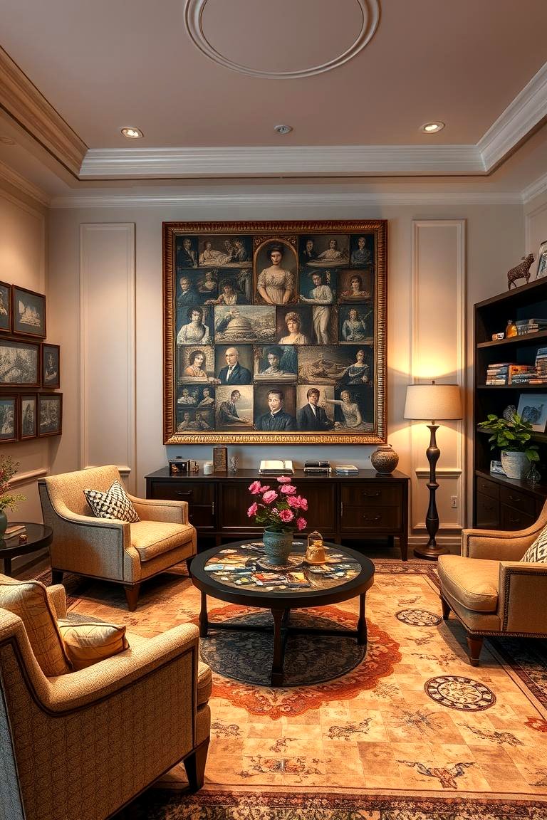 Illustration of Luxury Apartments In High-Rise Buildings With Private Game Rooms