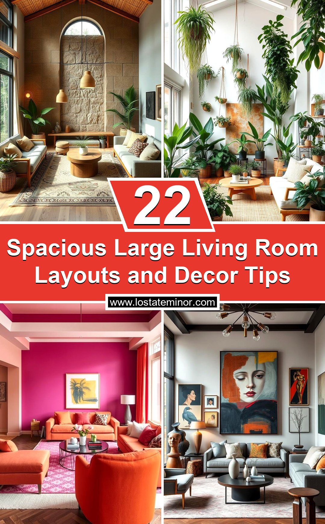 22 Spacious Large Living Room Layouts and Decor Tips - Lost At E Minor