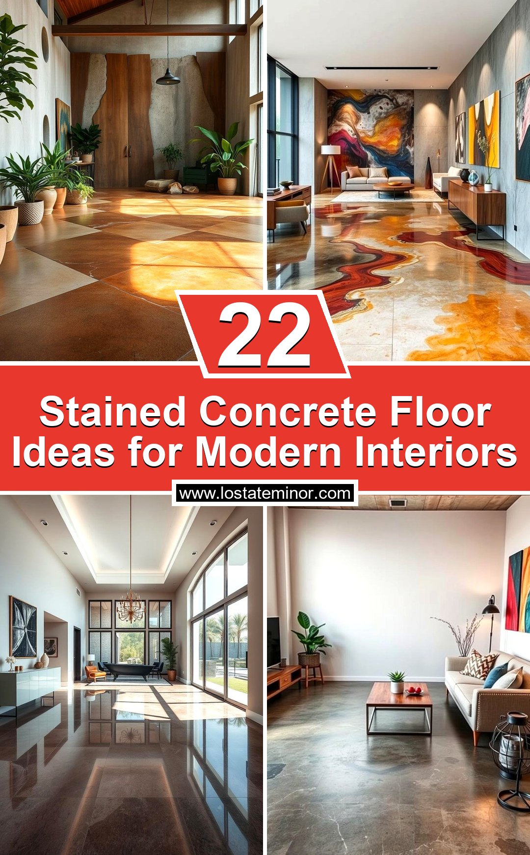 22 Stained Concrete Floor Ideas for Modern Interiors - Lost At E Minor