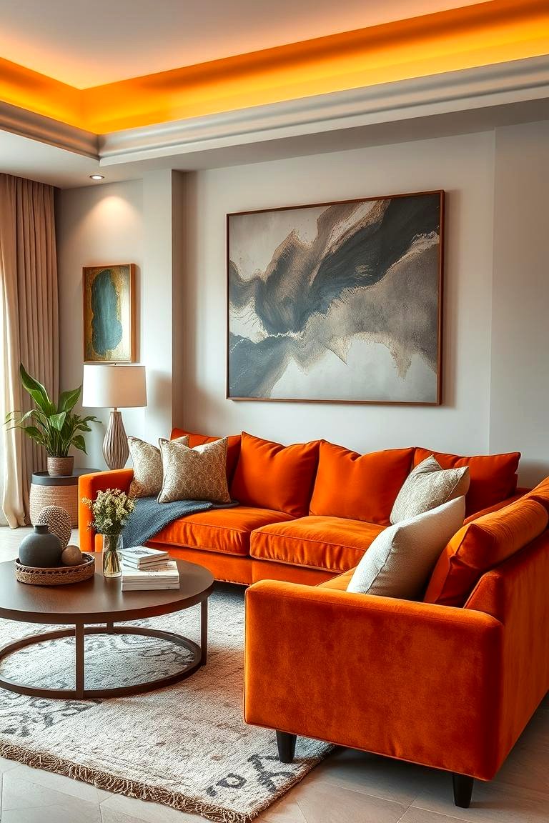 22 Inviting Burnt Orange Living Room Ideas for Cozy Vibes Lost At E Minor — free download