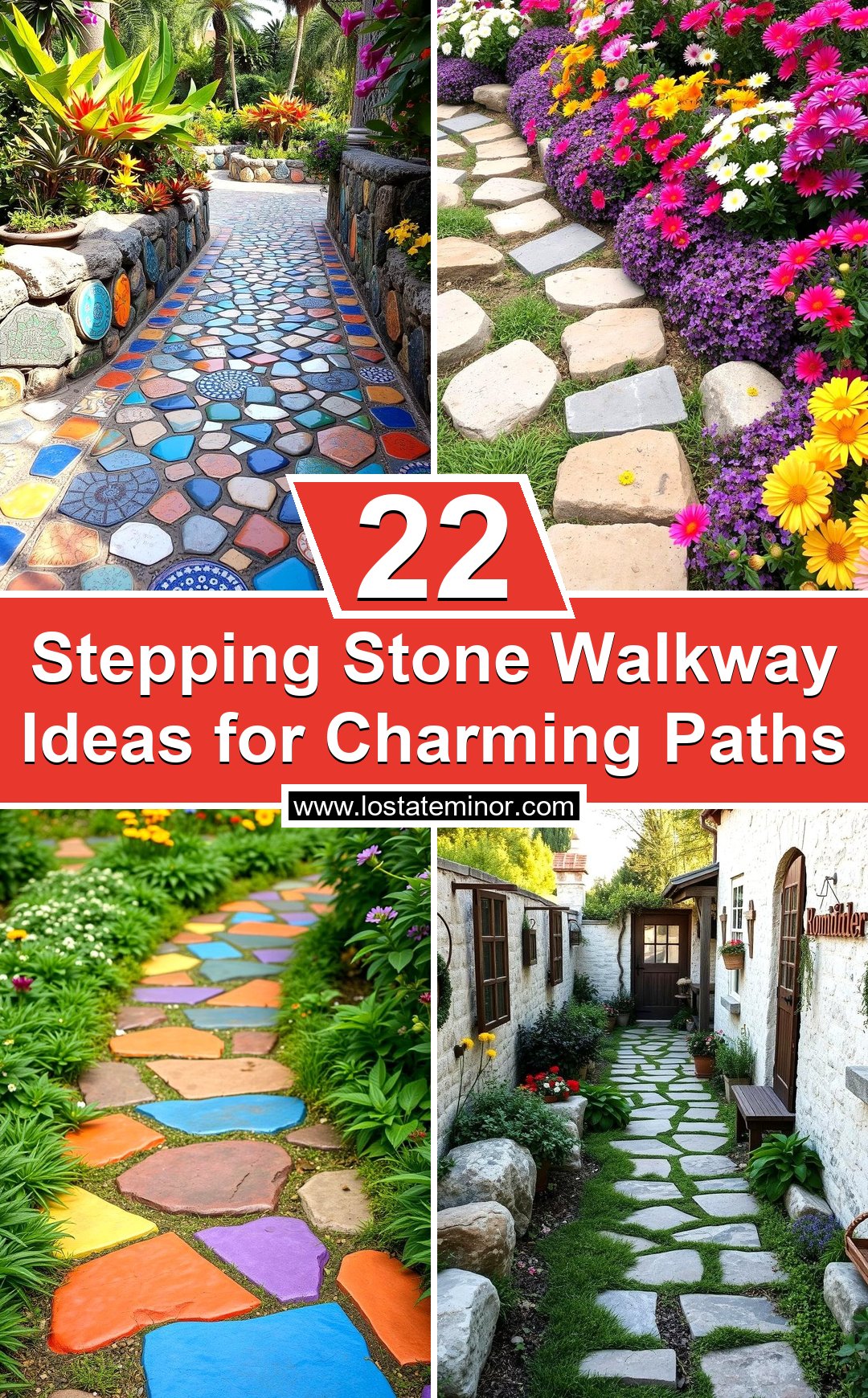 22 Stepping Stone Walkway Ideas for Charming Paths - Lost At E Minor