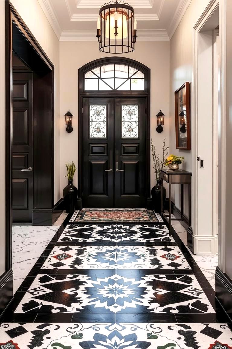 22 Chic Black and White Entryway Design Inspirations - Lost At E Minor