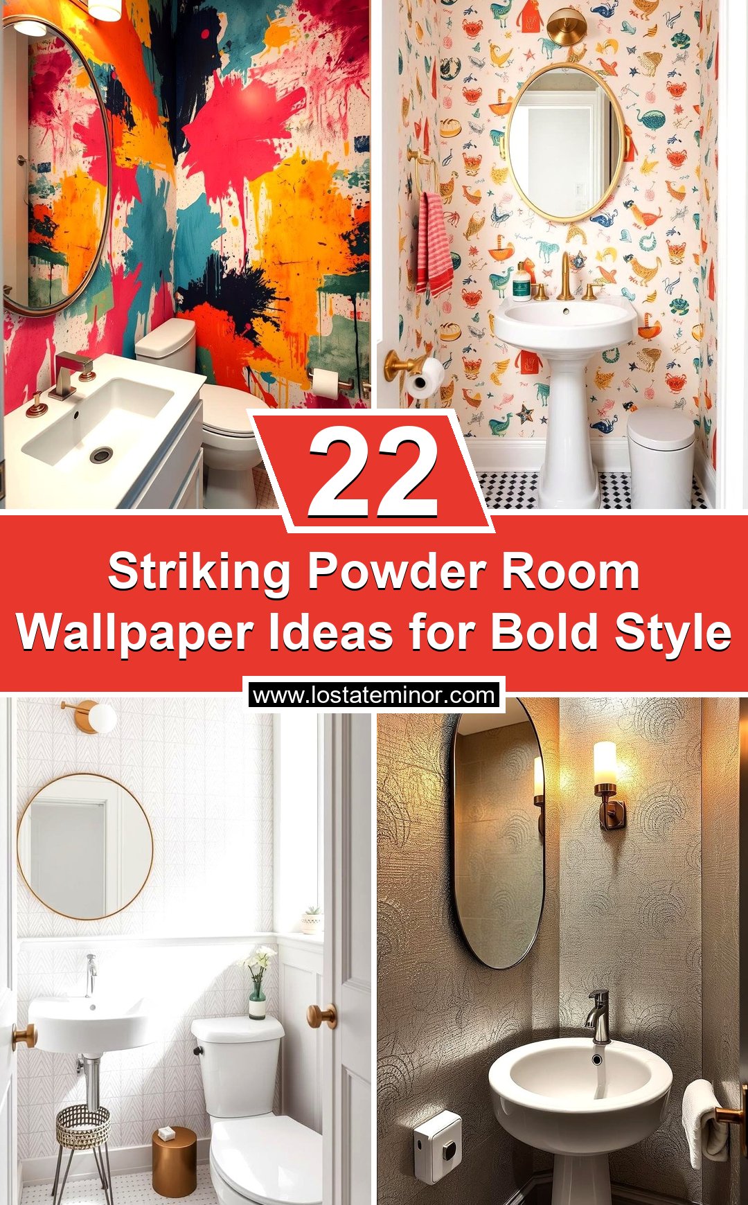 Powder Room Wallpaper Ideas 2025