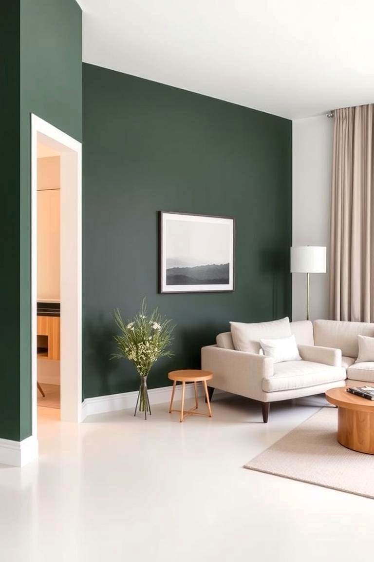 22 Dark Green Accent Wall Ideas for Bold Interiors - Lost At E Minor