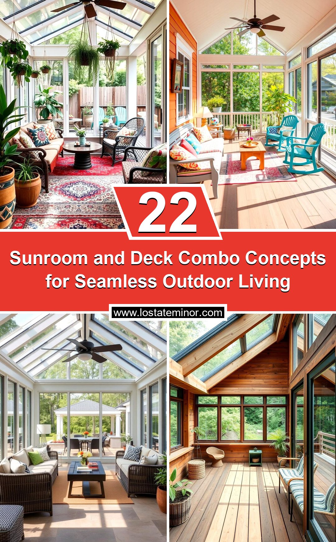 Curated visual reference: Gallery Detail: 22 Sunroom And Deck Combo Concepts For Seamless Outdoor Living