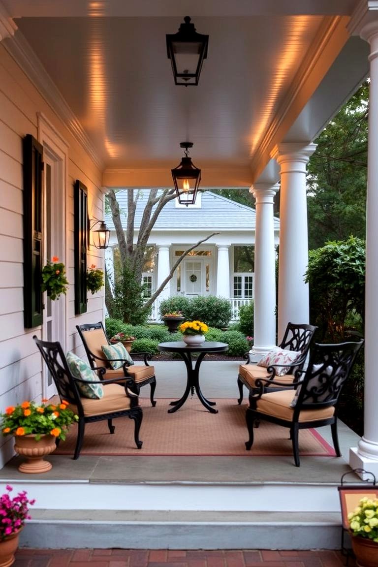 22 Colonial Front Porch Designs: Classic Curb Appeal Ideas - Lost At E ...