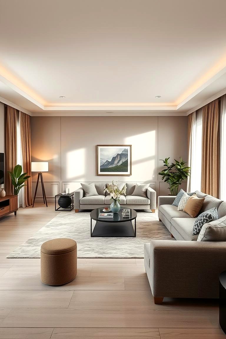 22 Elegant Taupe Living Room Concepts to Enhance Your Space - Lost At E ...