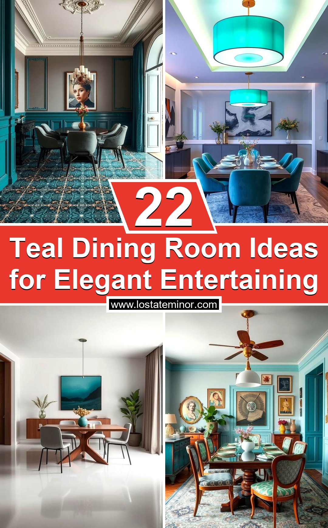 22 Teal Dining Room Ideas for Elegant Entertaining - Lost At E Minor
