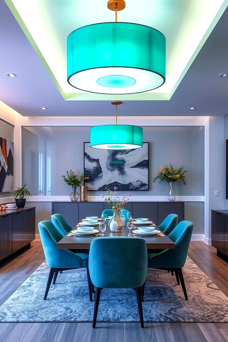 22 Teal Dining Room Ideas for Elegant Entertaining - Lost At E Minor