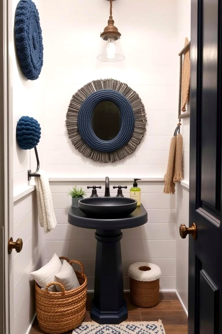 22 Navy Blue Powder Room Ideas for Bold and Elegant Style - Lost At E Minor
