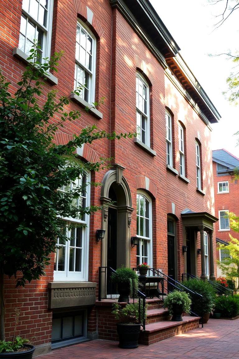 22 Striking Exterior Brick Paint Color Ideas for Curb Appeal - Lost At ...