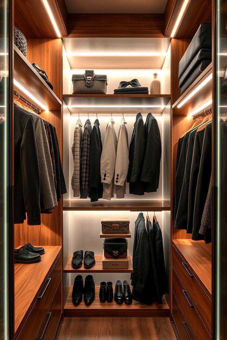 22 Closet Lighting Ideas to Brighten Storage Spaces - Lost At E Minor