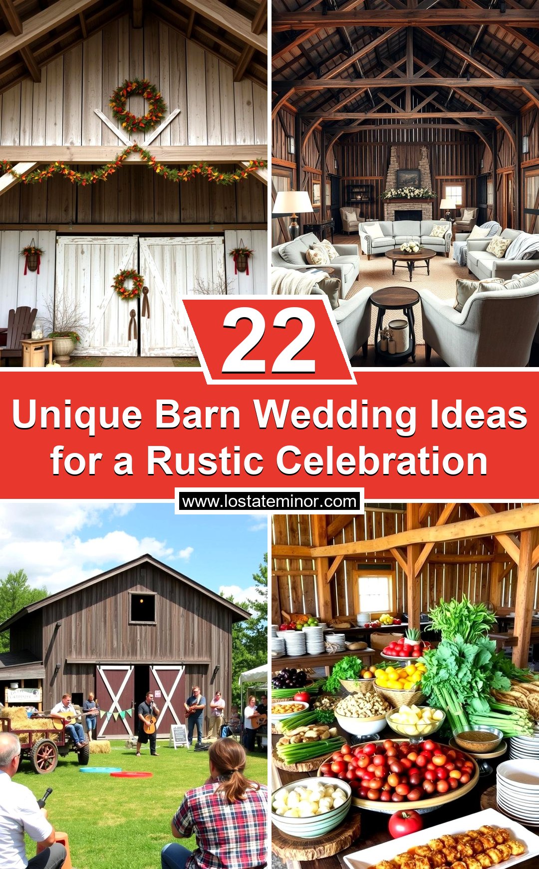 22 Unique Barn Wedding Ideas for a Rustic Celebration - Lost At E Minor
