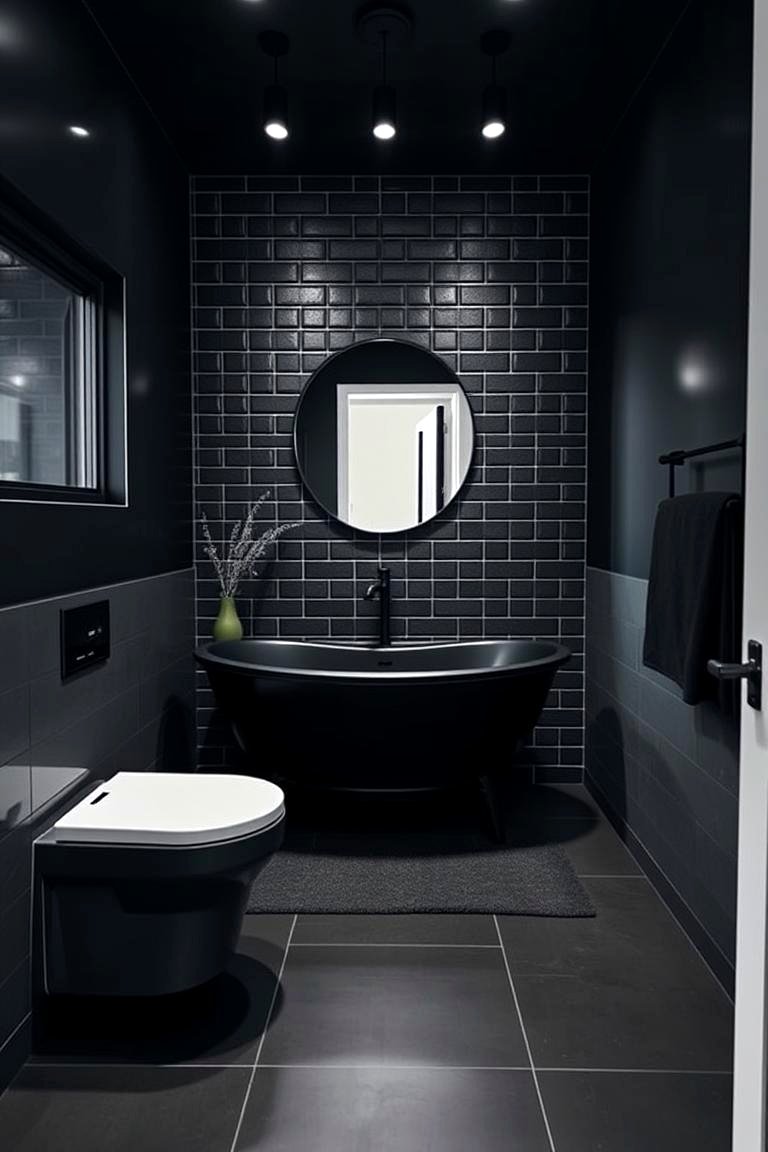22 Bold Black Bathroom Design Concepts for Modern Homes - Lost At E Minor