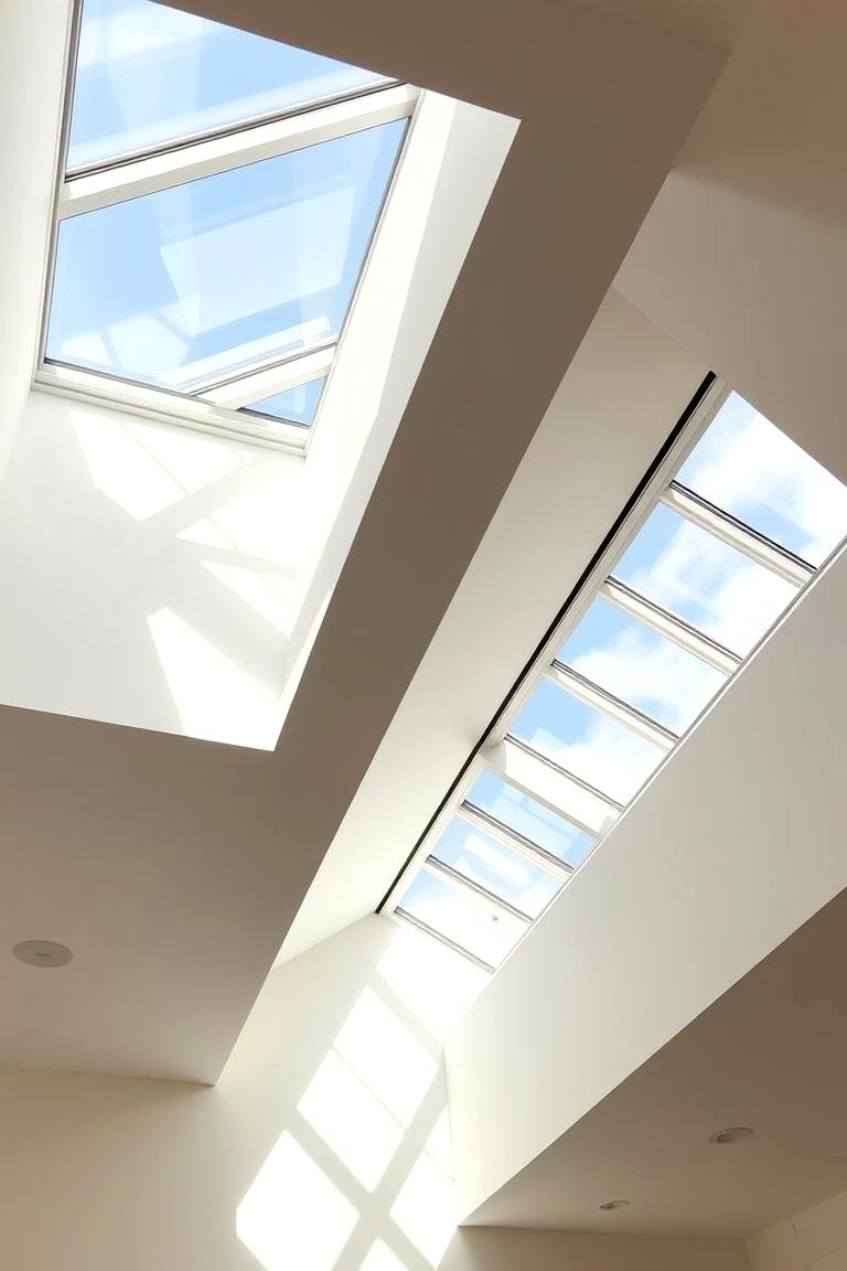 Illustration of Utilizing Skylights For Better Home Office Lighting