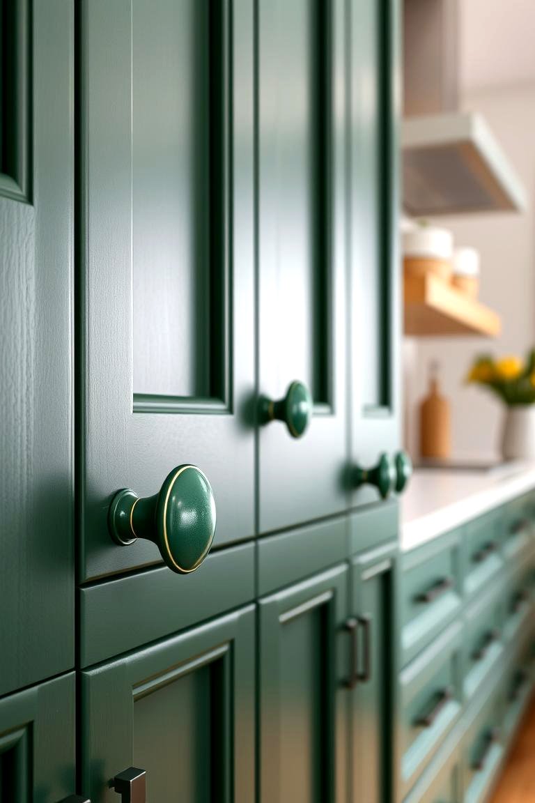 22 Dark Green Kitchen Ideas for a Bold Culinary Space - Lost At E Minor