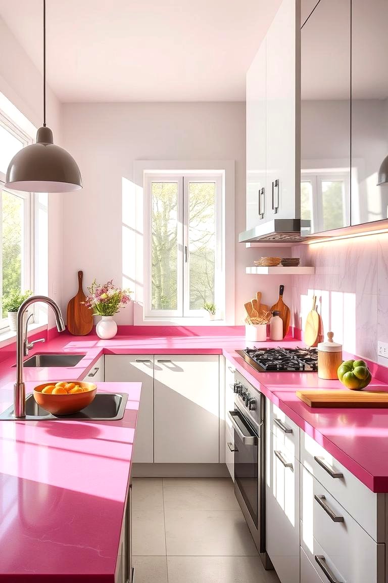 22 Pink Kitchen Ideas: Soft Hues Meet Functional Design - Lost At E Minor