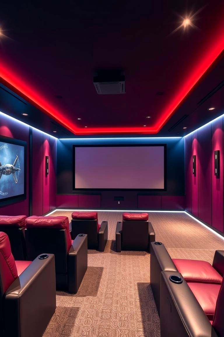 22 Home Theater Paint Color Ideas for Immersive Movie Nights - Lost At ...