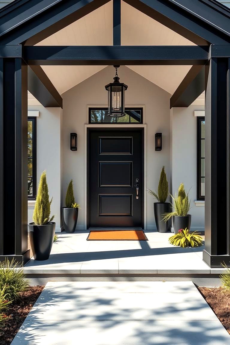22 Stunning Black Porch Ideas for Modern Outdoor Spaces - Lost At E Minor