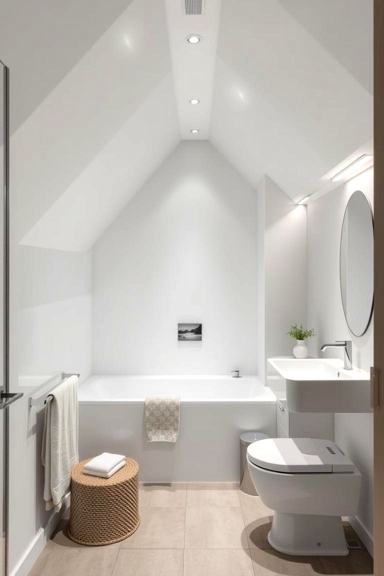 22 Attic Bathroom Ideas for Space-Efficient Luxury - Lost At E Minor